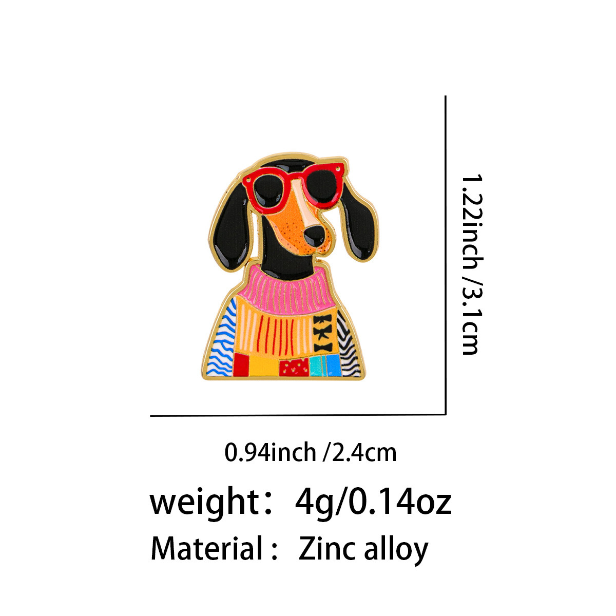 دبابيس مينا على شكل كلاب داشهن - مراجعة Pet Supplies Store وسعره